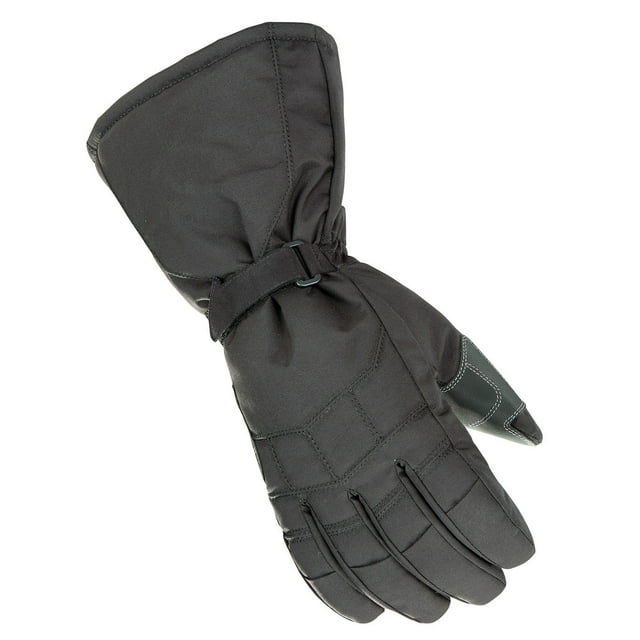 Joe Rocket 'Sub Zero' Mens Black Textile Snowmobile Gloves Large