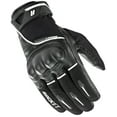 thumbnail image 1 of Joe Rocket Super Moto Mens Leather Motorcycle Gloves Black/White SM, 1 of 2