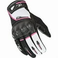thumbnail image 1 of Joe Rocket Super Moto Womens Gloves (Small, Black/White/Pink), 1 of 2