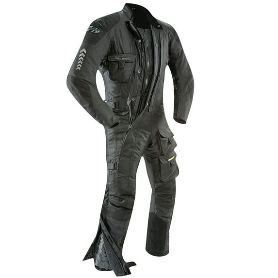 Joe Rocket Survivor 1-pc Textile Suit Black Short LG