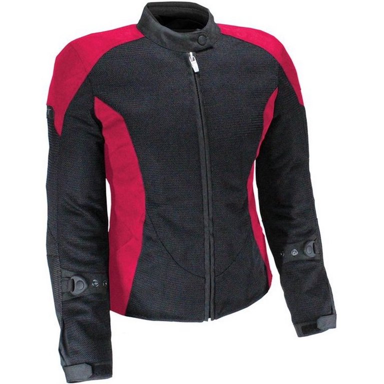 Joe Rocket Velocity 2 Womens Textile Motorcycle Jacket Pink/Black  display picture 1