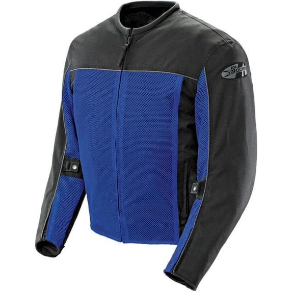 Joe Rocket Velocity Men's Textile Street Racing Motorcycle Jacket - Blue/Black / 3X-Large