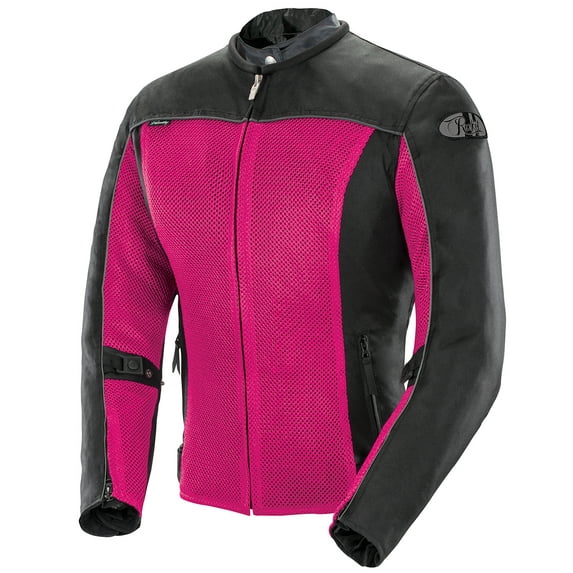 Joe Rocket Velocity Women's Pink/Black Mesh Jacket Medium