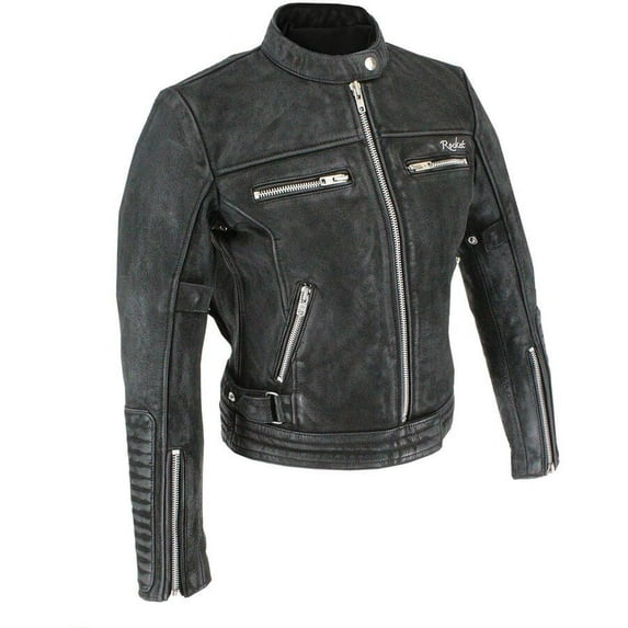 Joe Rocket Wicked Womens Leather Jacket (2 Diva, Black)