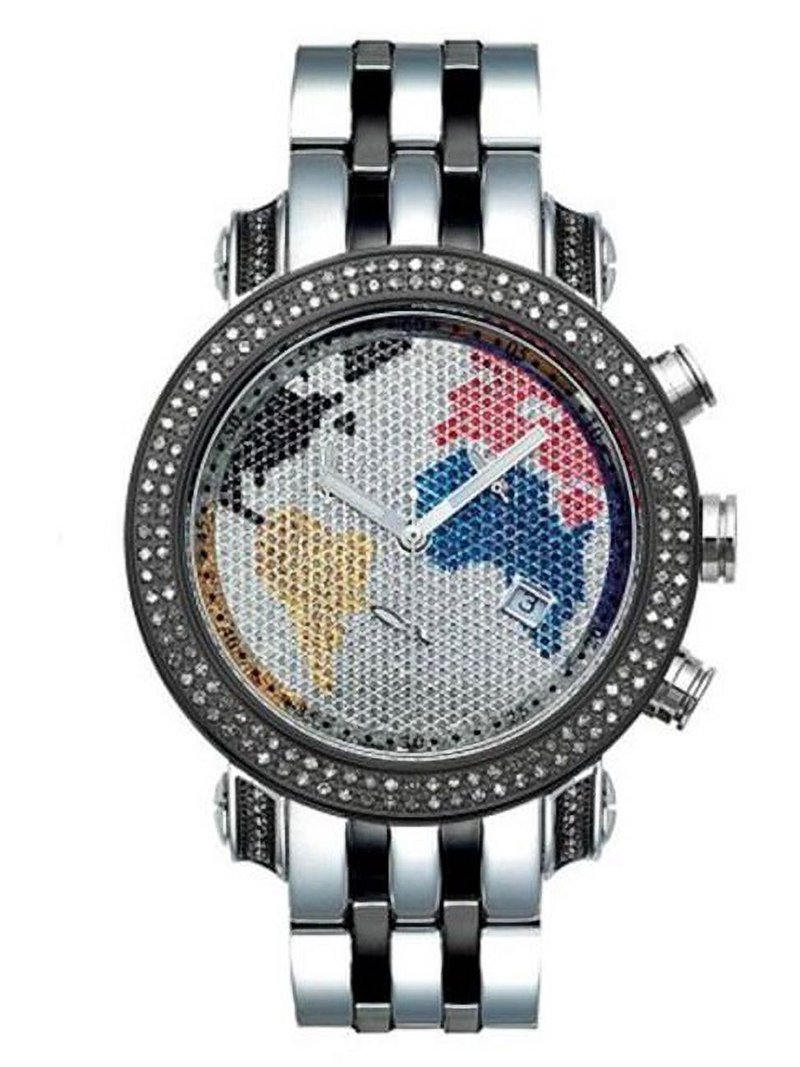 Joe Rodeo JCL39 Classic Diamond Watch, Silver Dial with Silver