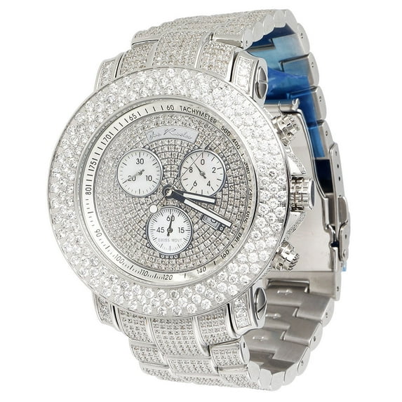 Joe Rodeo Junior JJU37 Diamond Watch 20.50 Ct. Fully Iced Dial Band & Case