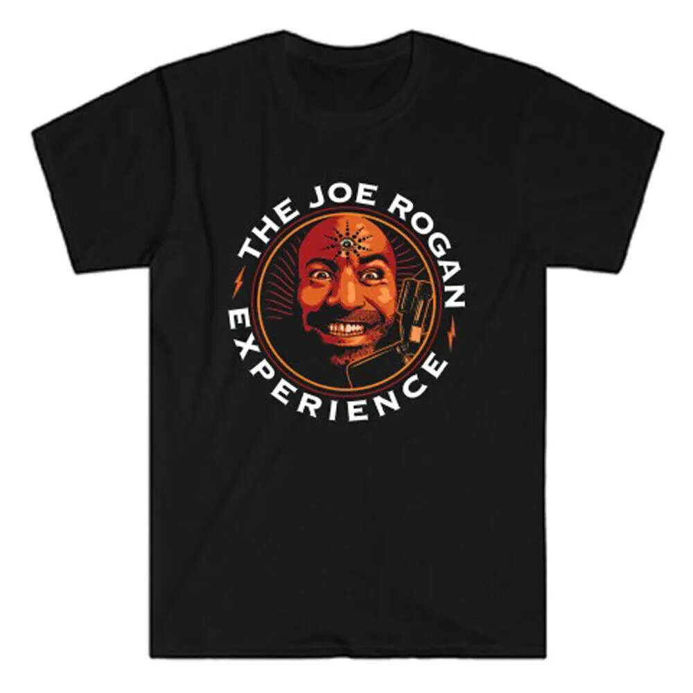 Joe rogan experience t shirt size s 3xl logo black men s jre show tee
