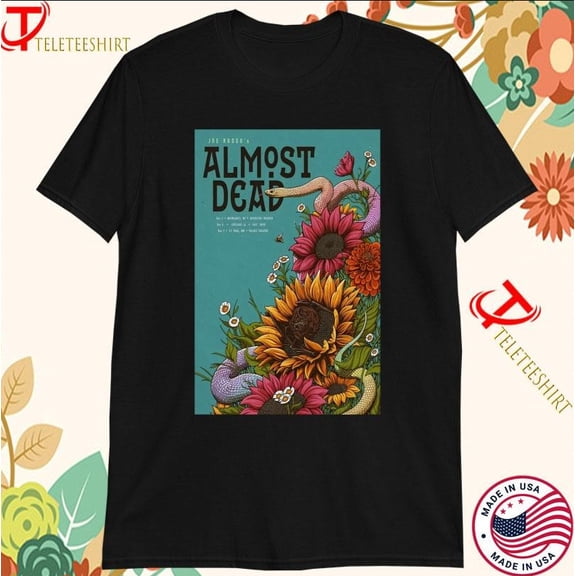 Joe Russo’S Almost Dead December 2025 Tour T-Shirt Size S-5Xl