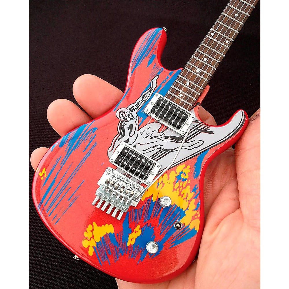 Joe Satriani Silver Surfer Miniature Guitar Replica Collectible
