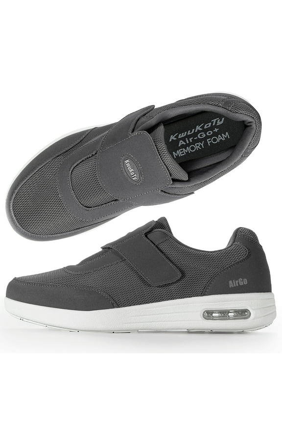 Men's Wide Diabetic Shoes with Air Cushion | Relax Series, Comfort for Swollen Feet, Bunions, Edema |Size 7-13 Wide