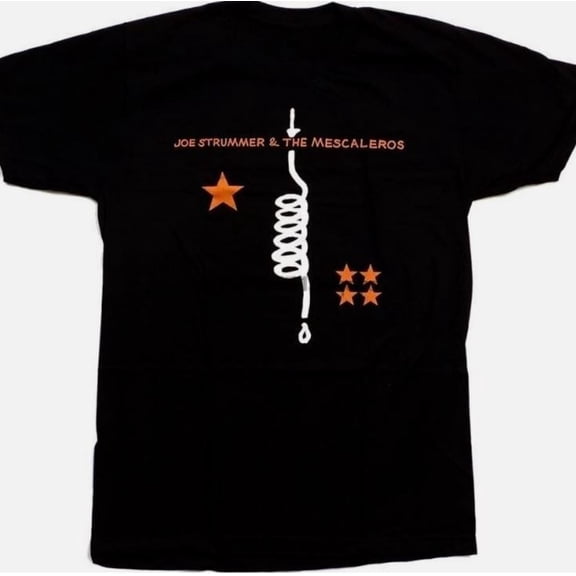 Joe Strummer The Mescaleros Streetcore T-shirt Black Cotton All Sizes