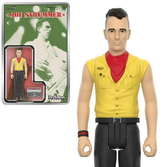 Joe Strummer (W2) 3 3/4-Inch ReAction Figure