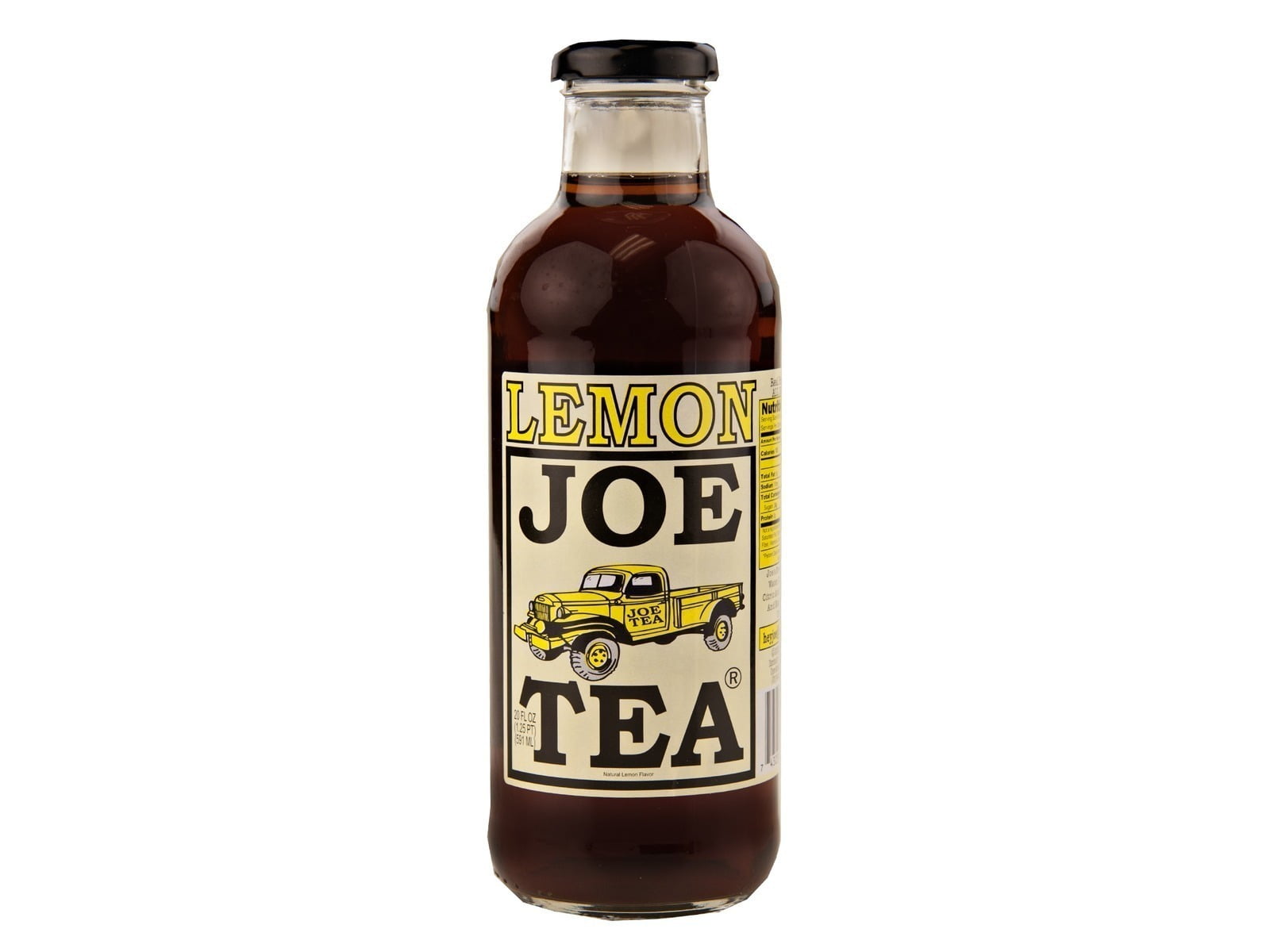 Joe Tea Lemon Tea 20 fl. oz. Glass Bottles- Case Pack of 12 - Walmart.com
