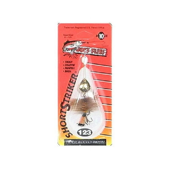 Joe's Flies Inline Spinner Short Striker Size 10 Orange/Brown