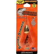 Joe's Flies Inline Spinner Short Striker Size 8 Brown/Green