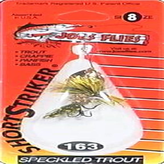 Joe's Flies Inline Spinner Short Striker Size 8 Gold/Yellow