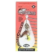 Joe's Flies Short Striker Classic Little Brookie Inline Spinner, Multi-Colored, Size 8