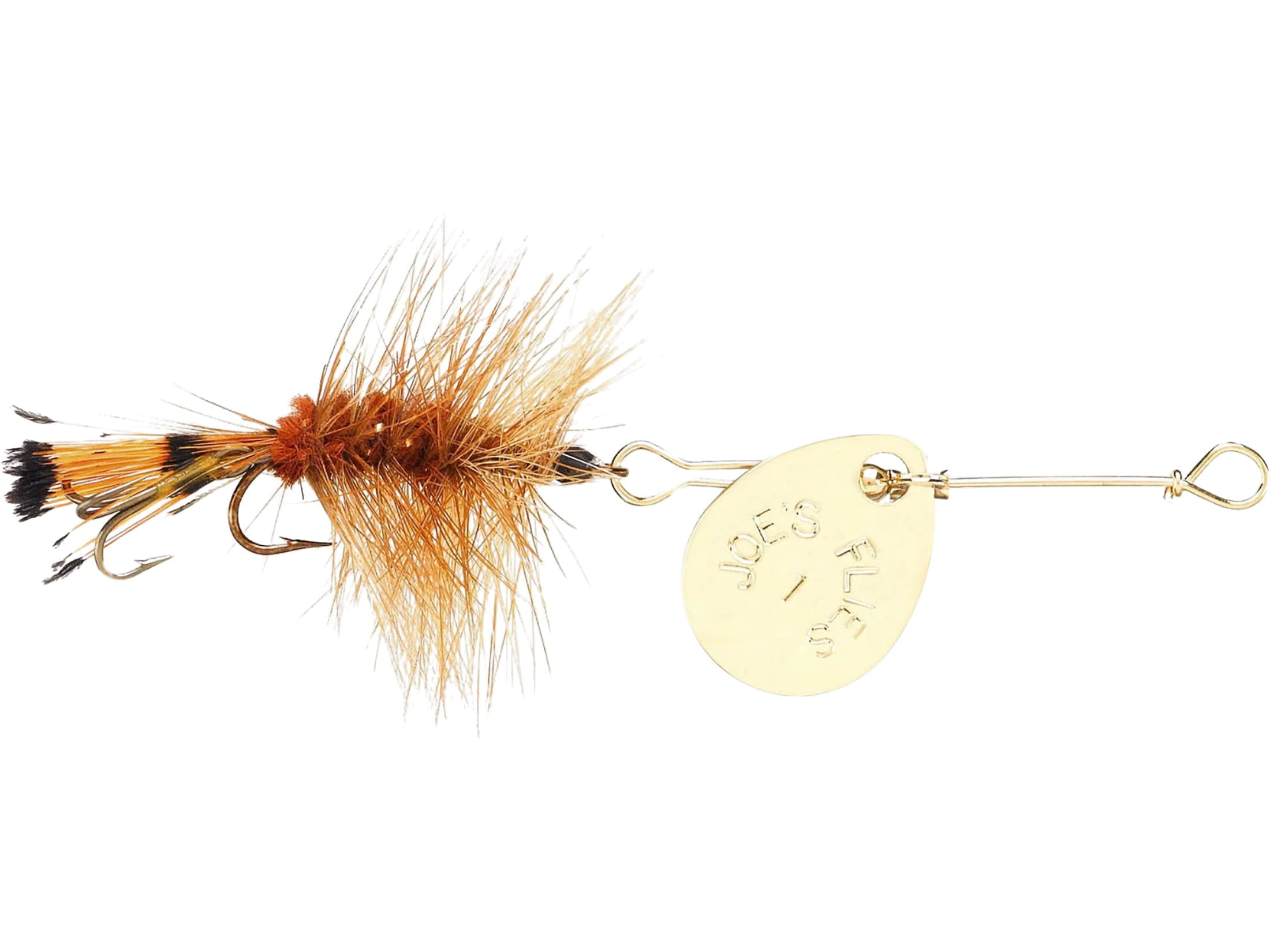 Joe's Flies Inline SpinnerBait 2 Pezzi - Esca Rotante Corta Striker/Verme Da Pasto - Taglia 8, Per Pesca In Acqua Dolce