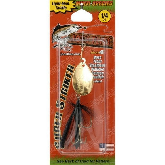 Joe's Flies Super Striker "Elite" Series Inline Spinner Gnat, 1/4 oz
