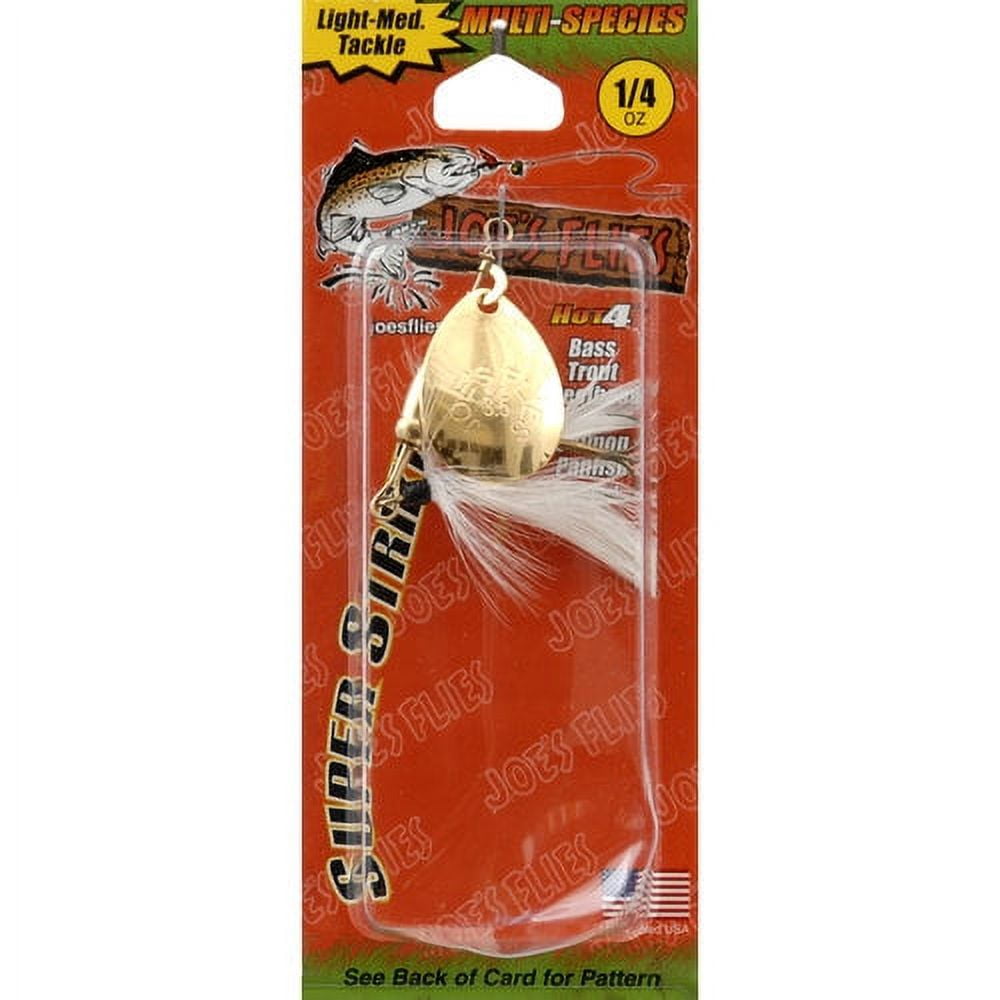 Bass Buster Scorpion, 1/4oz Nickel/white spinning lure #16754