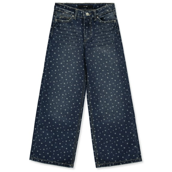 Joe's Girls' Lara Wide Leg Jeans Color: dark wash Size: 10