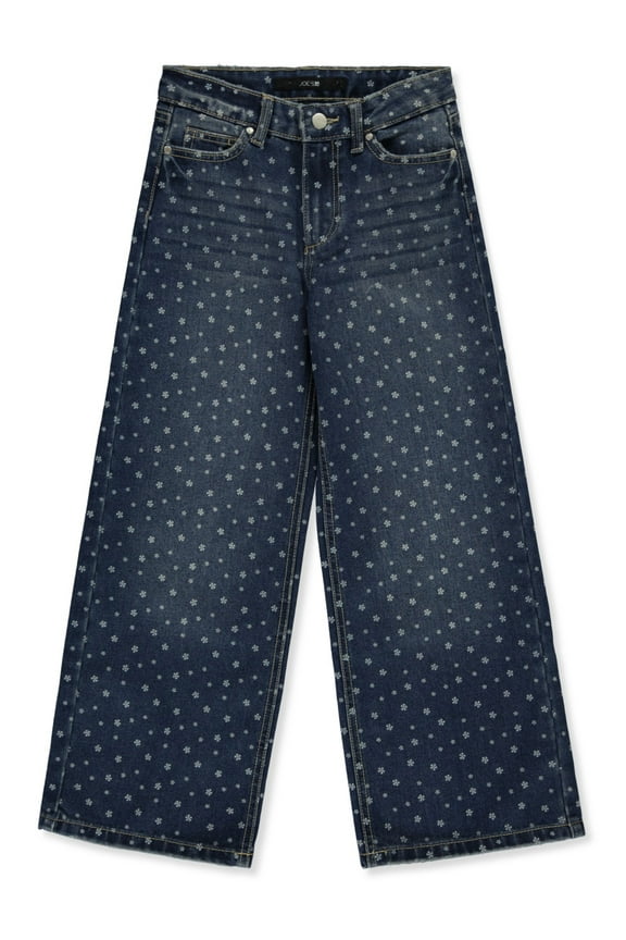 Joe's Girls' Lara Wide Leg Jeans Color: dark wash Size: 10