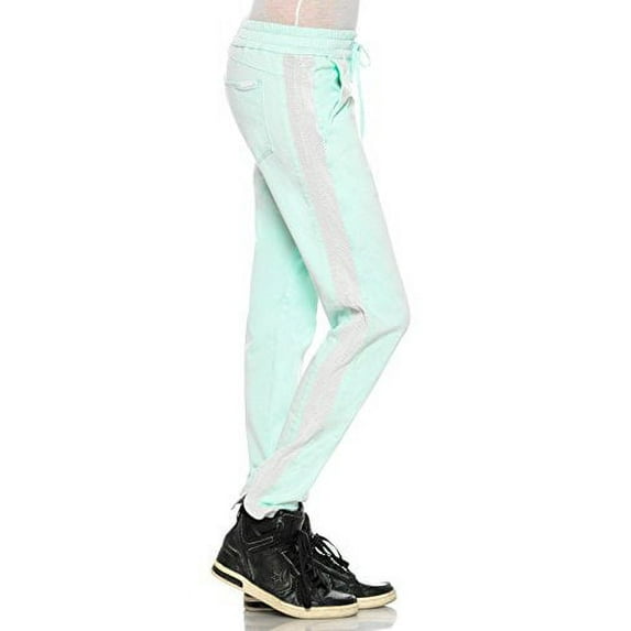 Joe's Jeans Dance Slim Joggers Off Duty Drawstring Pants (Medium, Seafoam)