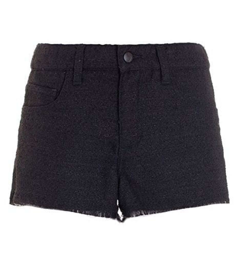 Joe's Jeans Easy Cut Off Tweed Shorts, Black Lurex (24)
