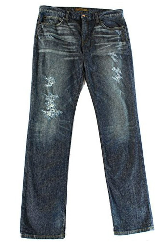 Men's Brixton Straight and Narrow Denim Jean, Roscoe (32) Blue