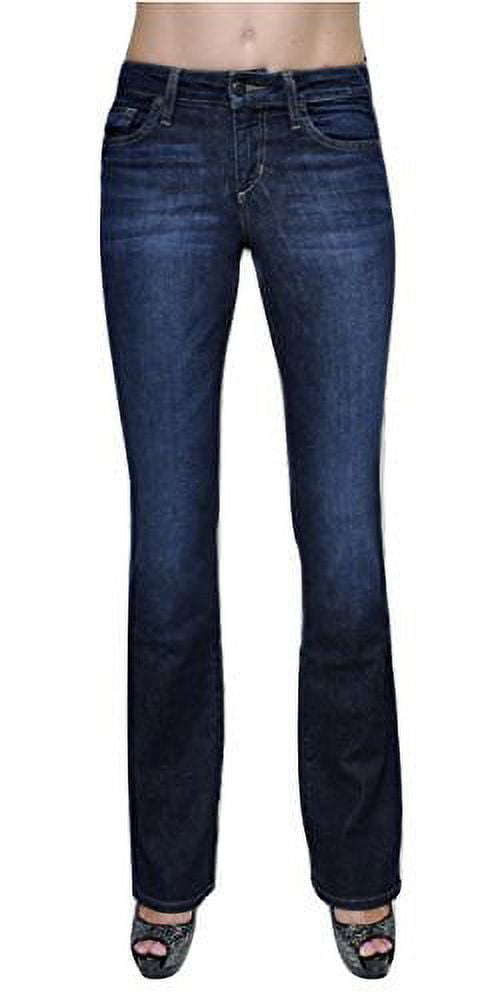 DENIZEN from Levi's Women's Mid-Rise Bootcut Jeans Dark Blue, 4 pantalon  mujer