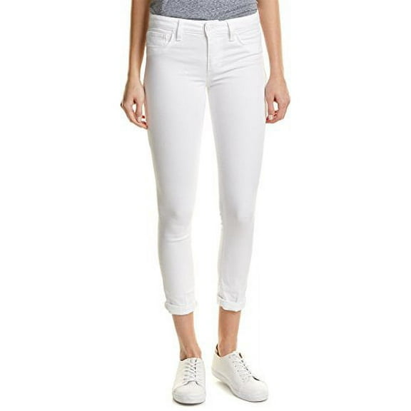 Joe's Jeans Rolled Crop Denim Pants, Optic White (31)