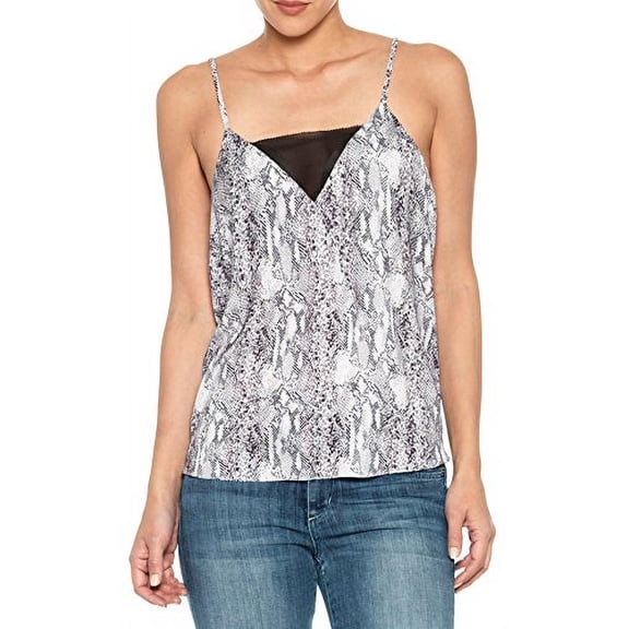 Joe's Jeans Silk Cami Tank Top (Medium, Python)