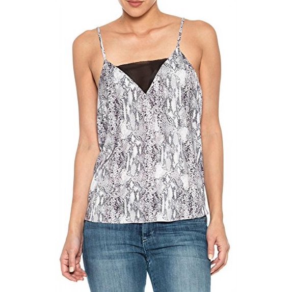 Joe's Jeans Silk Cami Tank Top (Medium, Python)