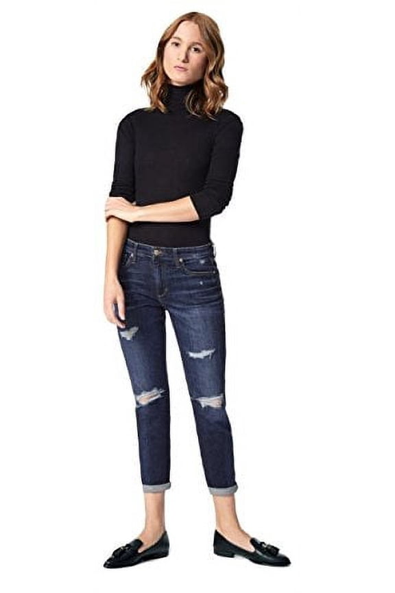 The Ex-Lover Boyfriend Slim Crop Fit Pants Trouser, Esther Wash (25)