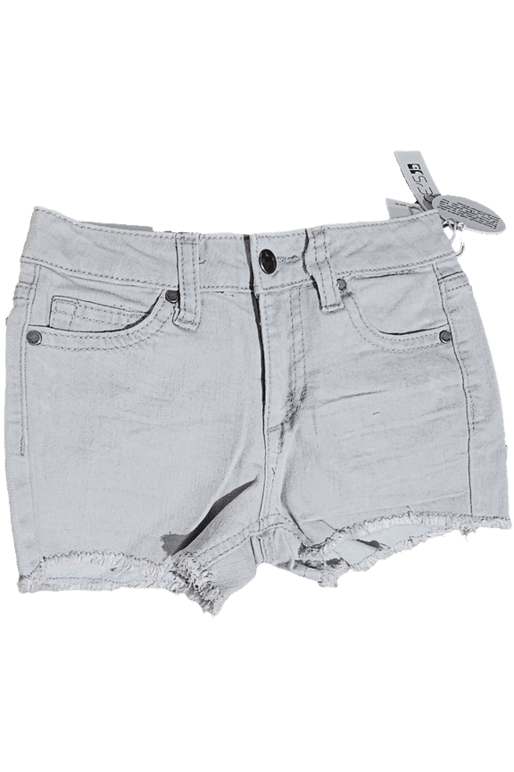 Joes Jeans The Markie Mid Rise Frayed Stretch Denim Short Girls Size 5
