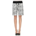 thumbnail image 1 of Joe's Jeans The Rocky Bermuda Drawstring Shorts, Python Snake Print (X-Small), 1 of 4