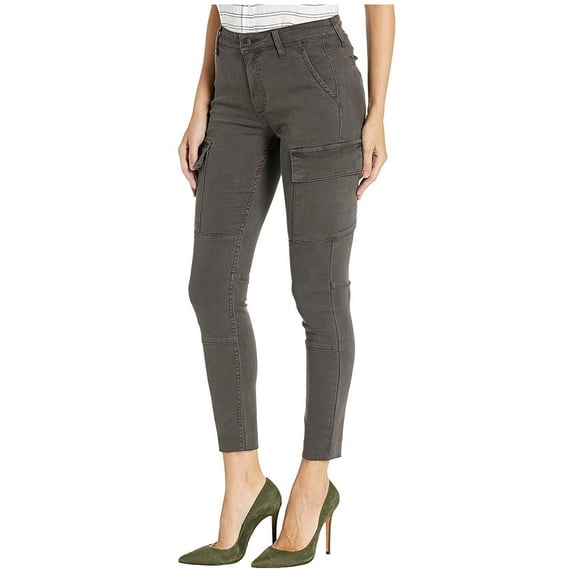 Joe's Jeans Women's Denim Pants and Jeans CHARCOAL - Charcoal Gray the Charlie Cargo Pants Gray Size 25