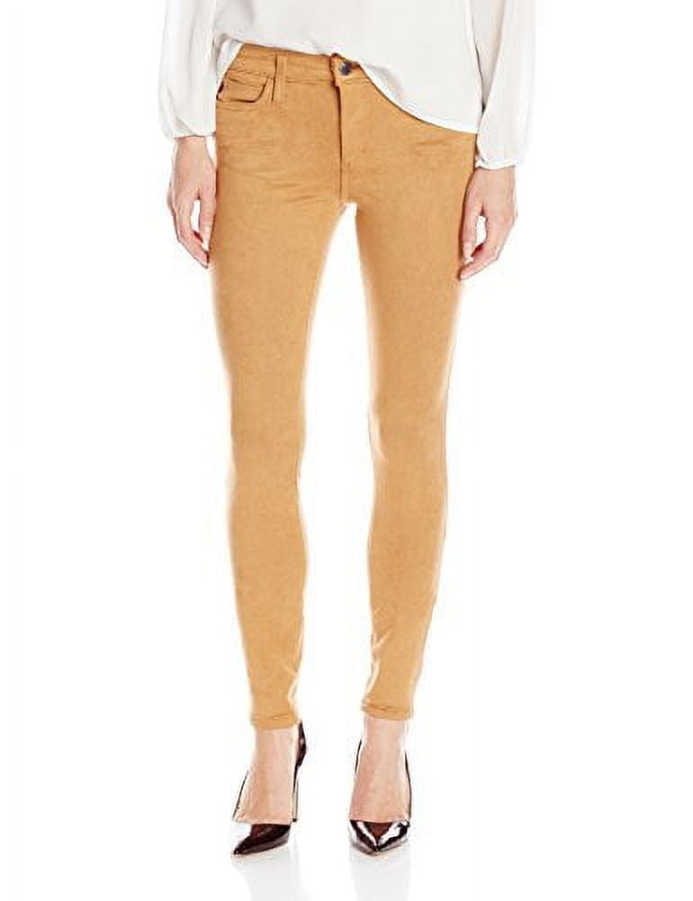 Joe's Jeans Women's Flawless Suede Icon Skinny Jean in Camel, Camel, 28