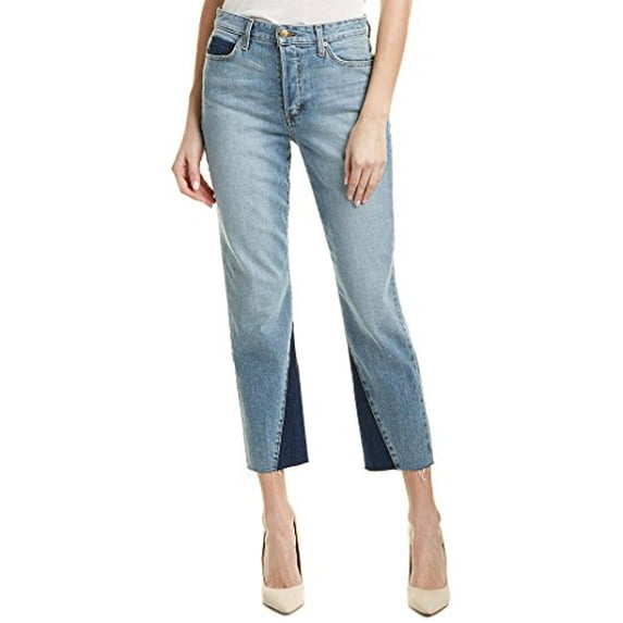 Joe's Jeans Womens Debbie Karolyn High-Rise Straight Crop, 31, Blue