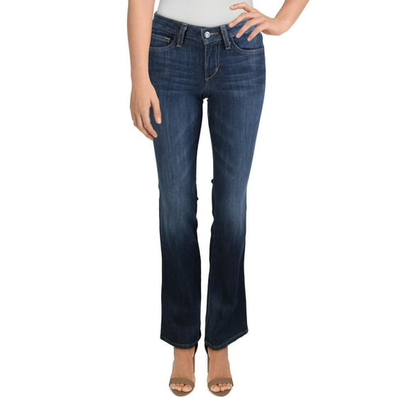 Joe's Jeans Womens Mid-Rise Curvy Bootcut Jeans Blue 24