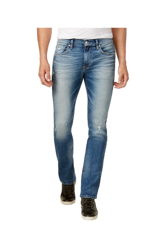 Joe's Mens Ian Basic Brixton Straight Leg Jeans, Blue, 28W x 30L