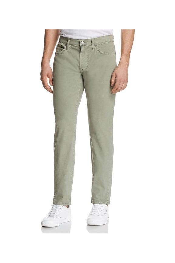 Mens Kinetic Slim Fit Jeans, Green, 29W x 35L