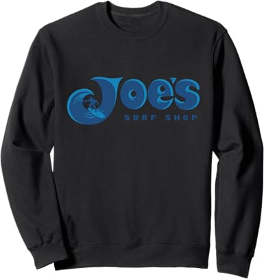 Joe's Surfing Waves Logo Classic Graphic Sweatshirt - Walmart