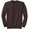 thumbnail image 1 of Joe's USA Adult Classic Crewneck Sweatshirt-XL-Chocolate, 1 of 4