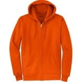 thumbnail image 1 of Joe's USA Full Zipper Hoodies - Hooded Sweatshirts Size 2XL, Orange, 1 of 2