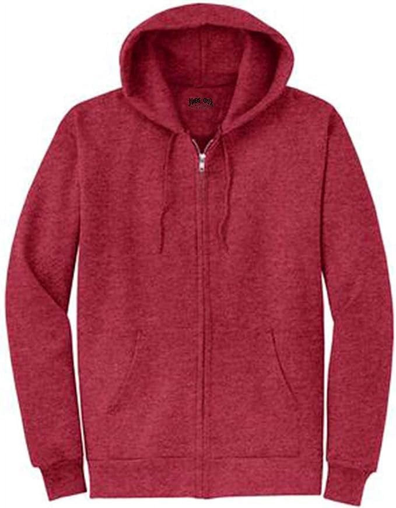 Joe's USA Full Zip Hoodie – 25 Color Options, Sizes S To 5XL, Unisex Hooded Sweatshirt - View #8