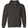 thumbnail image 1 of Joe's USA Full Zipper Hoodies - Hooded Sweatshirts Size S, Dark Chocolate, 1 of 2