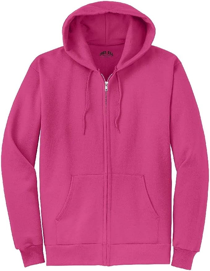 Joe's USA Full Zipper Hoodies - Hooded Sweatshirts Size XL