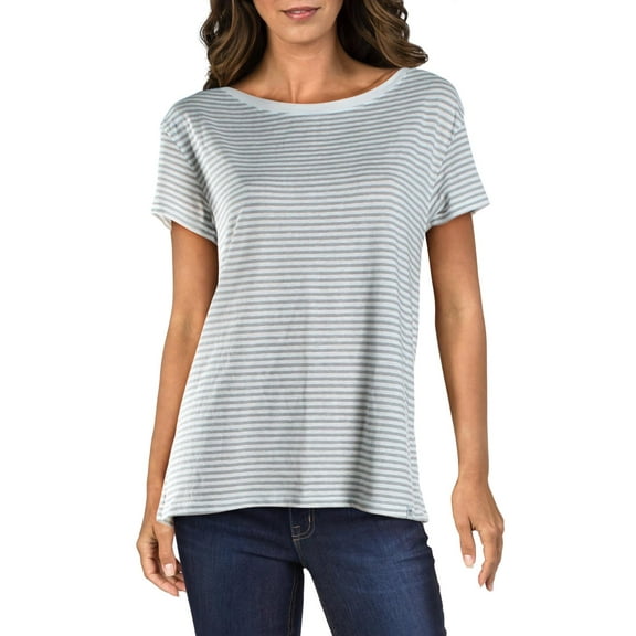 Joe's Womens Crew Neck Short Sleeve T-Shirt Gray M