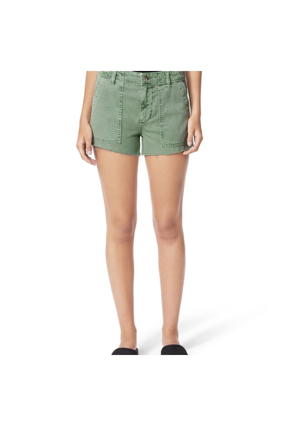 Joe's Womens Cut Hem Casual Denim Shorts, Green, 30